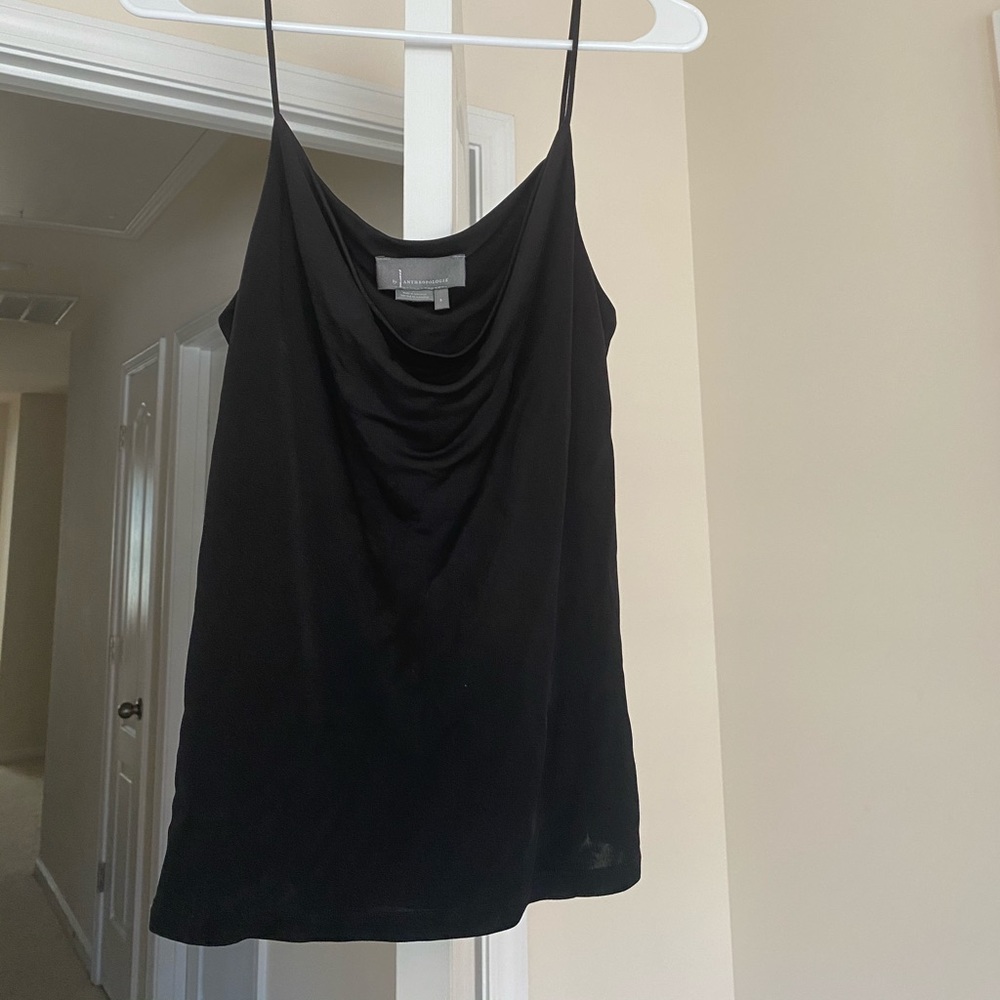 Black anthropology tank top